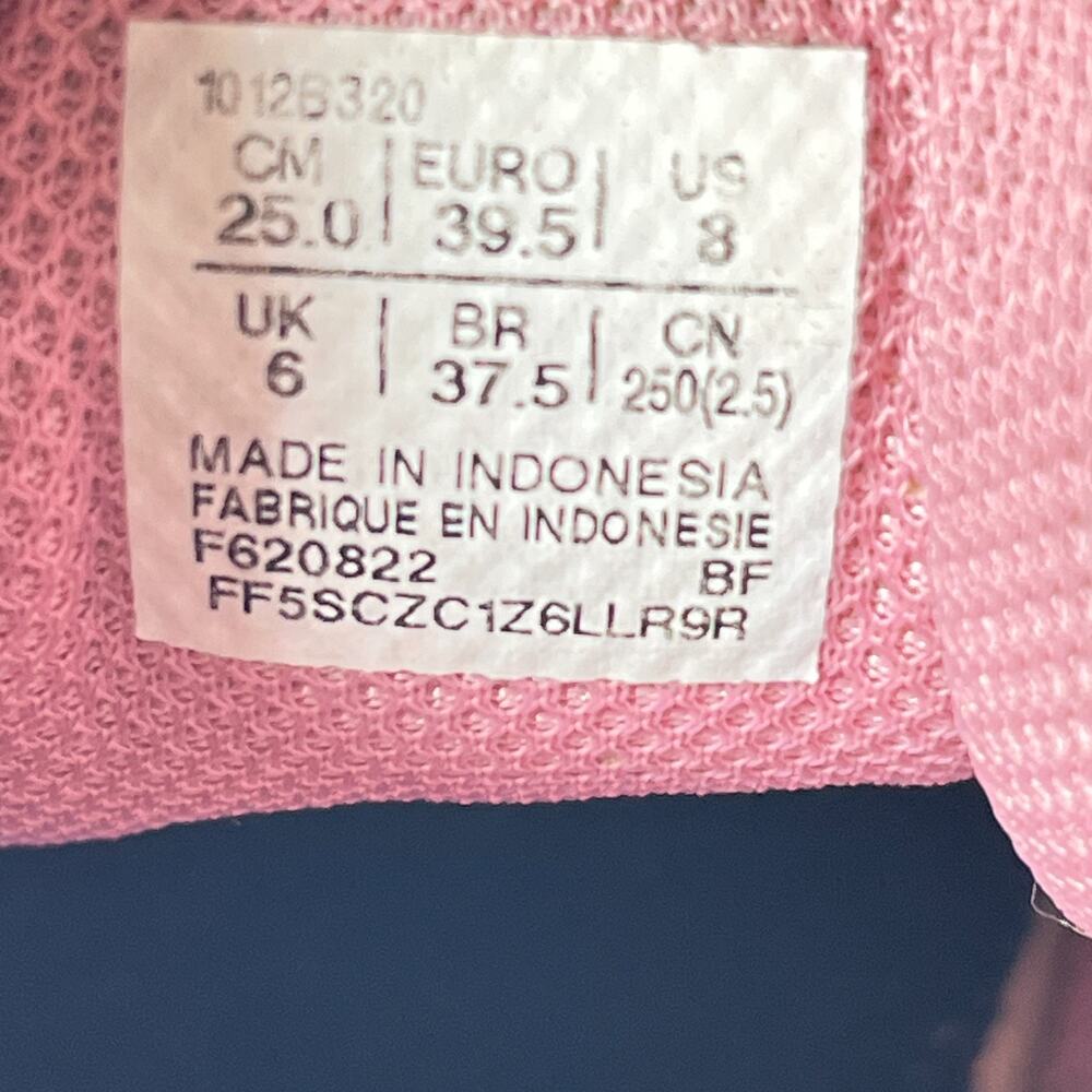ASICS Gel-Contend 8 Pink Rave Pure Silver Running Shoes 1012B320 Women's Size 8 - Picture 7 of 8